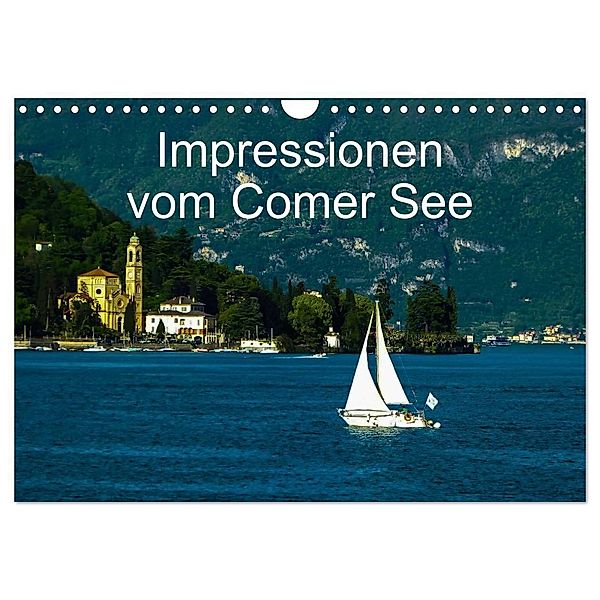 Impressionen vom Comer See (Wandkalender 2024 DIN A4 quer), CALVENDO Monatskalender, Gabi Hampe