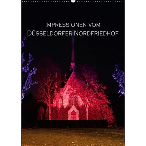 Impressionen vom Düsseldorfer Nordfriedhof (Wandkalender 2015 DIN A2 hoch), Boris Flör