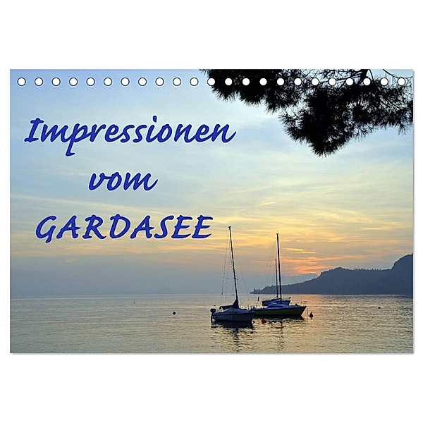 Impressionen vom Gardasee (Tischkalender 2024 DIN A5 quer), CALVENDO Monatskalender, Gugigei