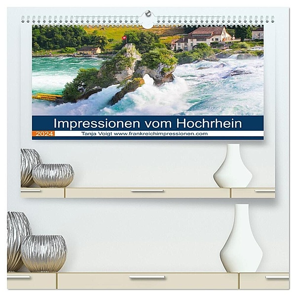 Impressionen vom Hochrhein (hochwertiger Premium Wandkalender 2024 DIN A2 quer), Kunstdruck in Hochglanz, Tanja Voigt