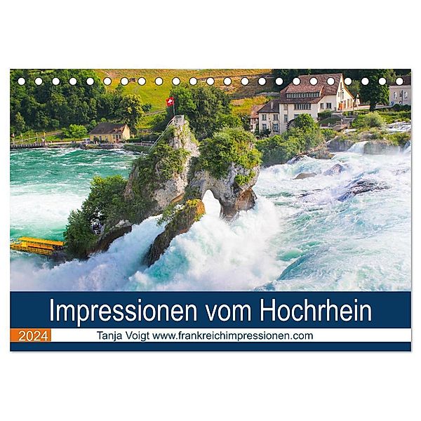 Impressionen vom Hochrhein (Tischkalender 2024 DIN A5 quer), CALVENDO Monatskalender, Tanja Voigt