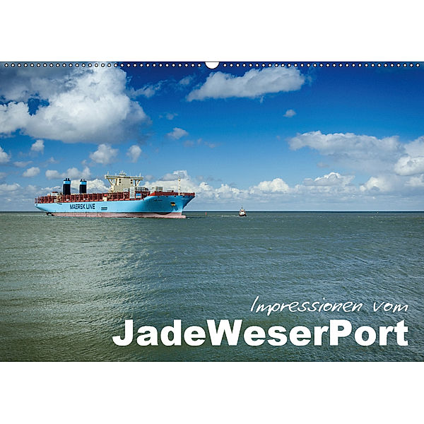 Impressionen vom JadeWeserPort (Wandkalender 2019 DIN A2 quer), www.geniusstrand.de