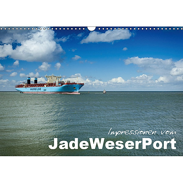 Impressionen vom JadeWeserPort (Wandkalender 2019 DIN A3 quer), www.geniusstrand.de