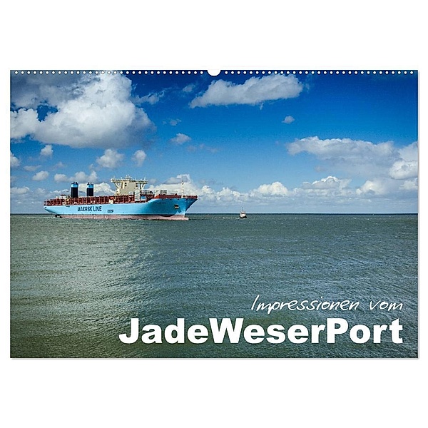 Impressionen vom JadeWeserPort (Wandkalender 2024 DIN A2 quer), CALVENDO Monatskalender, www.geniusstrand.de