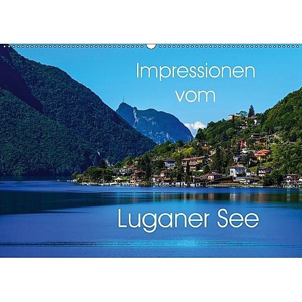 Impressionen vom Luganer See (Wandkalender 2018 DIN A2 quer), Gabi Hampe