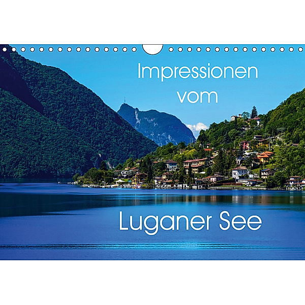 Impressionen vom Luganer See (Wandkalender 2019 DIN A4 quer), Gabi Hampe