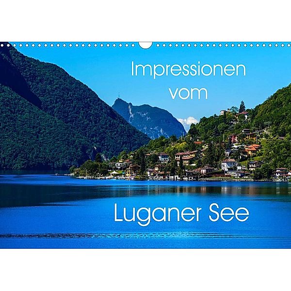 Impressionen vom Luganer See (Wandkalender 2023 DIN A3 quer), Gabi Hampe