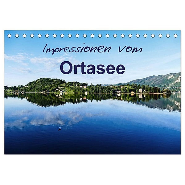 Impressionen vom Ortasee (Tischkalender 2024 DIN A5 quer), CALVENDO Monatskalender, Gabi Hampe