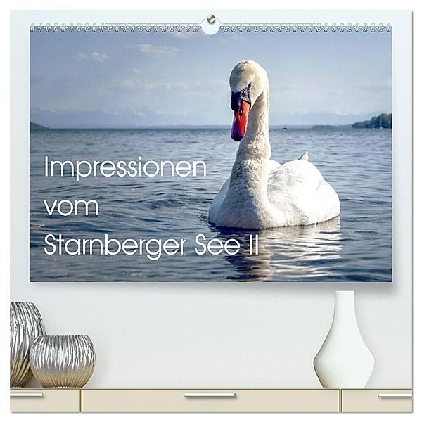 Impressionen vom Starnberger See II (hochwertiger Premium Wandkalender 2025 DIN A2 quer), Kunstdruck in Hochglanz, Calvendo, Thomas Marufke