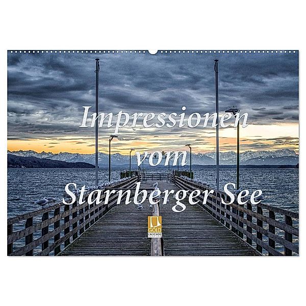 Impressionen vom Starnberger See (Wandkalender 2024 DIN A2 quer), CALVENDO Monatskalender, Thomas Marufke