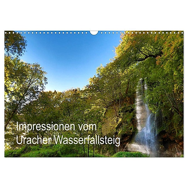 Impressionen vom Uracher Wasserfallsteig (Wandkalender 2024 DIN A3 quer), CALVENDO Monatskalender, Krisma