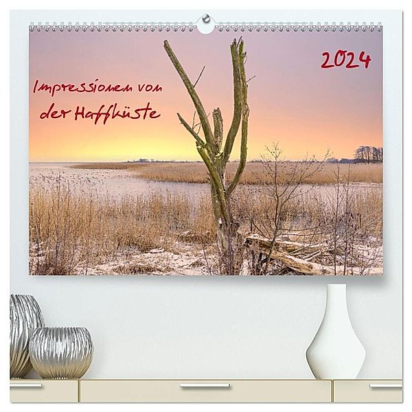 Impressionen von der Haffküste (hochwertiger Premium Wandkalender 2024 DIN A2 quer), Kunstdruck in Hochglanz, Solveig Rogalski