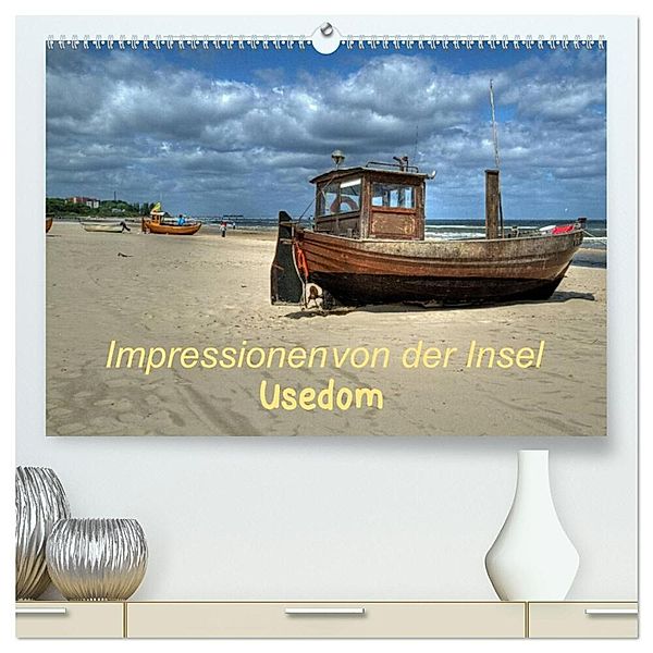 Impressionen von der Insel Usedom (hochwertiger Premium Wandkalender 2025 DIN A2 quer), Kunstdruck in Hochglanz, Calvendo, Hoschie-Media