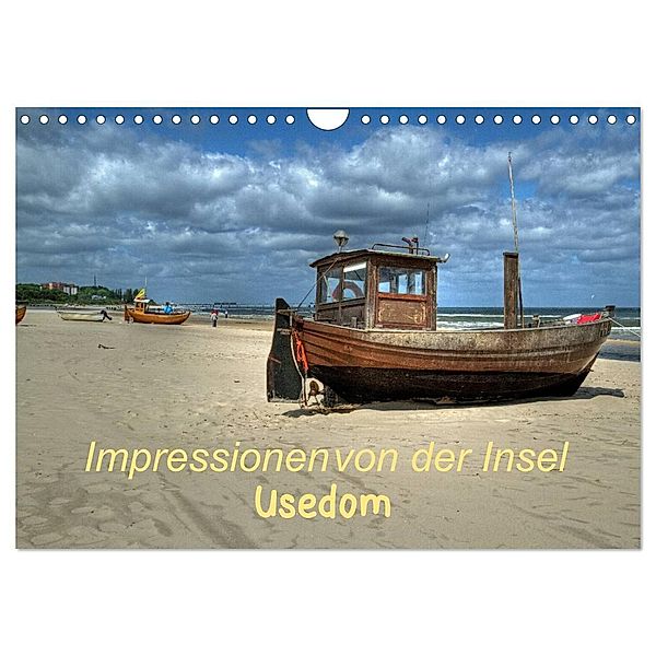 Impressionen von der Insel Usedom (Wandkalender 2024 DIN A4 quer), CALVENDO Monatskalender, Hoschie-Media