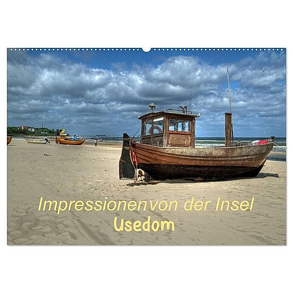 Impressionen von der Insel Usedom (Wandkalender 2024 DIN A2 quer), CALVENDO Monatskalender, Hoschie-Media