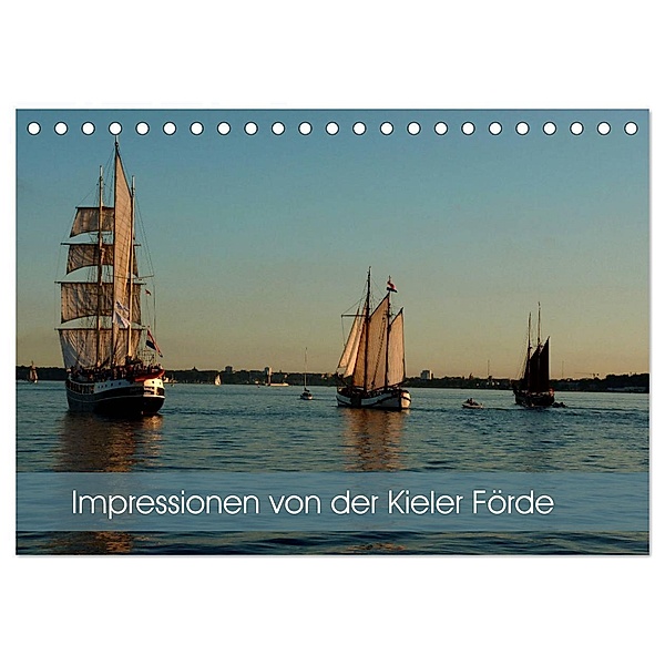 Impressionen von der Kieler Förde (Tischkalender 2024 DIN A5 quer), CALVENDO Monatskalender, Elken Schlüfter