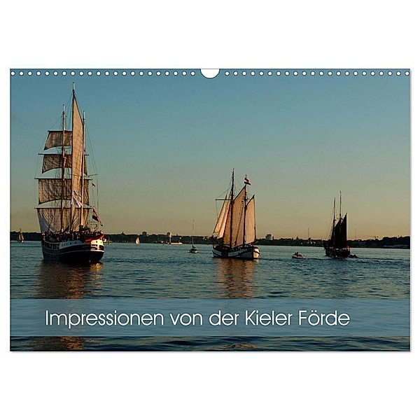 Impressionen von der Kieler Förde (Wandkalender 2024 DIN A3 quer), CALVENDO Monatskalender, Elken Schlüfter
