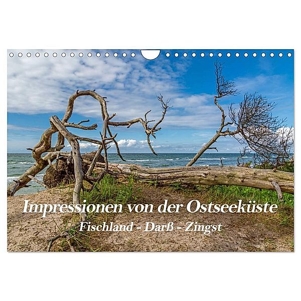 Impressionen von der Ostsee Fischland-Darß-Zingst (Wandkalender 2024 DIN A4 quer), CALVENDO Monatskalender, Natalja Thomas