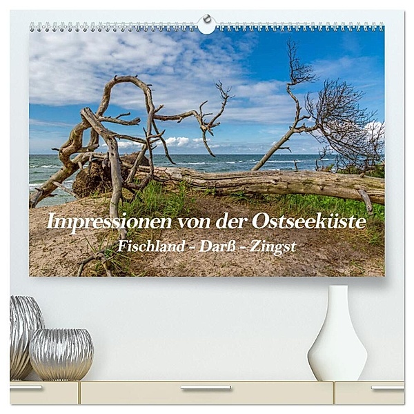 Impressionen von der Ostsee Fischland-Darss-Zingst (hochwertiger Premium Wandkalender 2024 DIN A2 quer), Kunstdruck in Hochglanz, Natalja Thomas