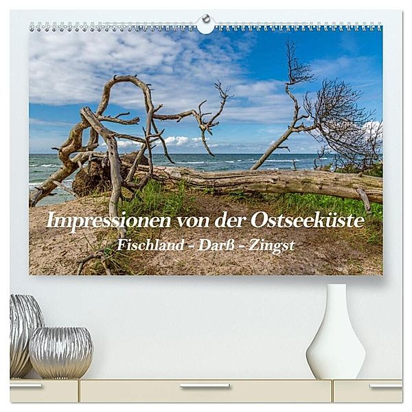 Impressionen von der Ostsee Fischland-Darss-Zingst (hochwertiger Premium Wandkalender 2025 DIN A2 quer), Kunstdruck in Hochglanz, Calvendo, Natalja Thomas