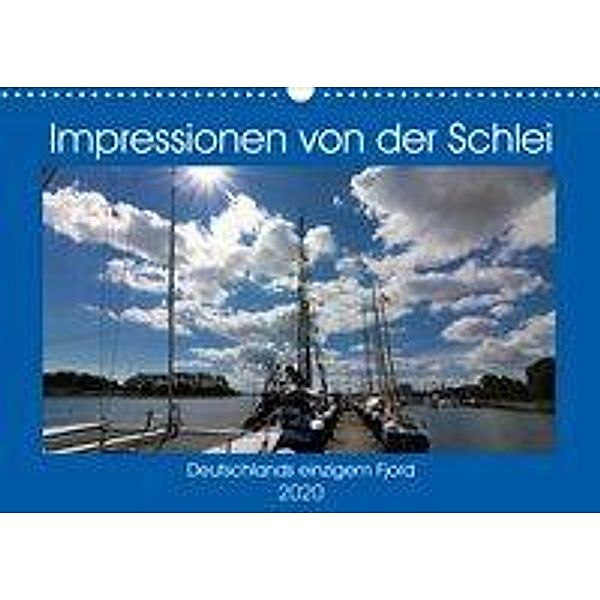 Impressionen von der Schlei - Deutschlands einzigem Fjord (Wandkalender 2020 DIN A3 quer), Brigitte Dürr