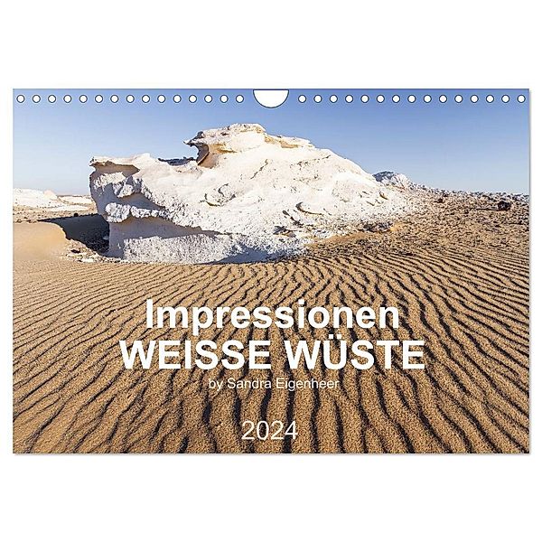 Impressionen - Weisse Wüste (Wandkalender 2024 DIN A4 quer), CALVENDO Monatskalender, Sandra Eigenheer