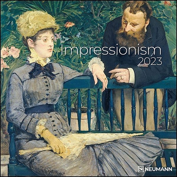 Impressionism 2023 - Wand-Kalender - Borschüren-Kalender - 30x30 - 30x60 geöffnet - Kunst-Kalender