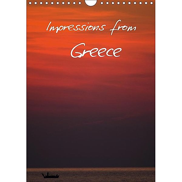 Impressions from Greece (Wall Calendar 2019 DIN A4 Portrait), Benny Trapp