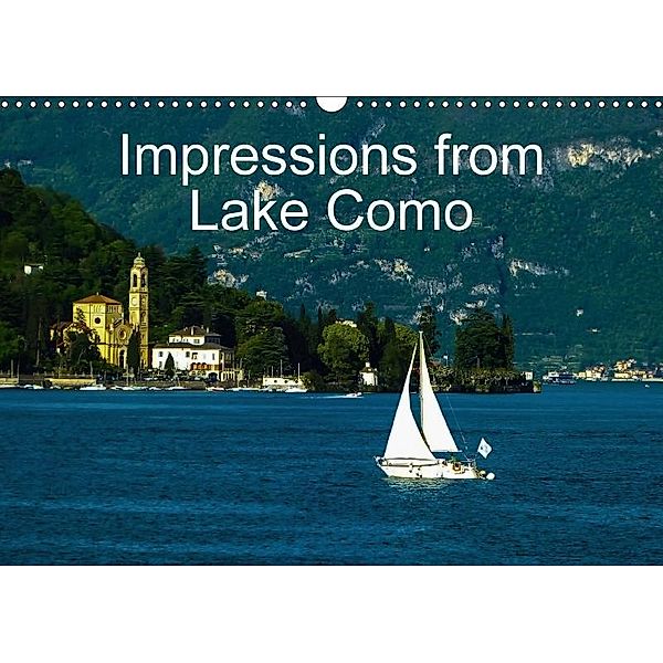 Impressions from Lake Como / UK-Version (Wall Calendar 2017 DIN A3 Landscape), Gabi Hampe