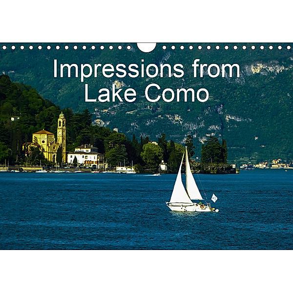 Impressions from Lake Como / UK-Version (Wall Calendar 2019 DIN A4 Landscape), Gabi Hampe