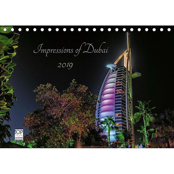 Impressions of Dubai 2019 (Tischkalender 2019 DIN A5 quer), Marcus Sielaff