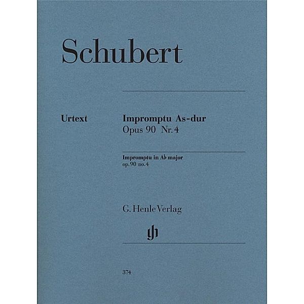Impromptu As-Dur op.90,4 D 899, Klavier, Franz Schubert - Impromptu As-dur op. 90 Nr. 4 D 899