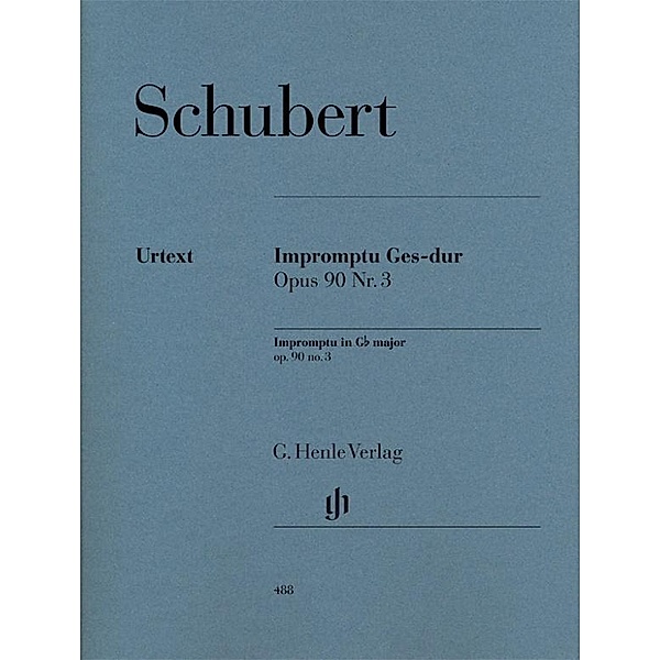 Impromptu Ges-Dur op.90,3 D 899, Klavier, Franz Schubert - Impromptu Ges-dur op. 90 Nr. 3 D 899