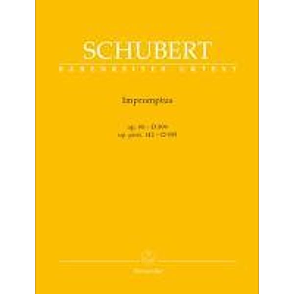 Impromptus D 899 (op. 90), D 935 (op. post. 142), Franz Schubert