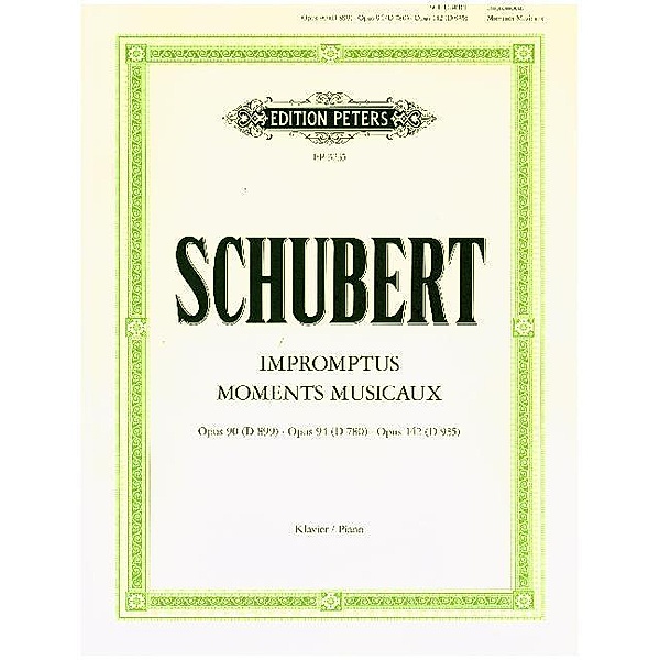 Impromtus, Moments Musicaux, Klavier, Franz Schubert