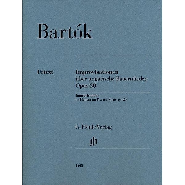 Improvisationen über ungarische Bauernlieder op. 20, Klavier zu zwei Händen, Béla Bartók - Improvisationen über ungarische Bauernlieder op. 20