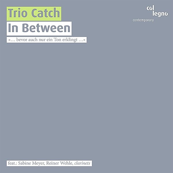 In Beetween, Trio Catch, B. Pecze, E. Boesch, S.Y. Nam