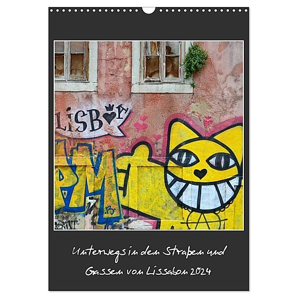 In den Straßen und Gassen von Lissabon 2024 (Wandkalender 2024 DIN A3 hoch), CALVENDO Monatskalender, Holger Heinemann