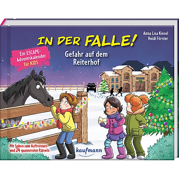 In der Falle! Gefahr auf dem Reiterhof  - Ein Escape-Adventskalender für Kids, Anna Lisa Kiesel