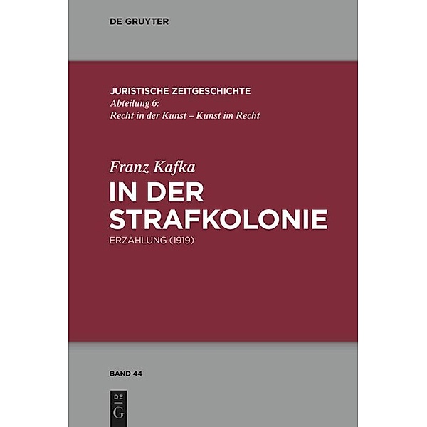 In der Strafkolonie, Franz Kafka