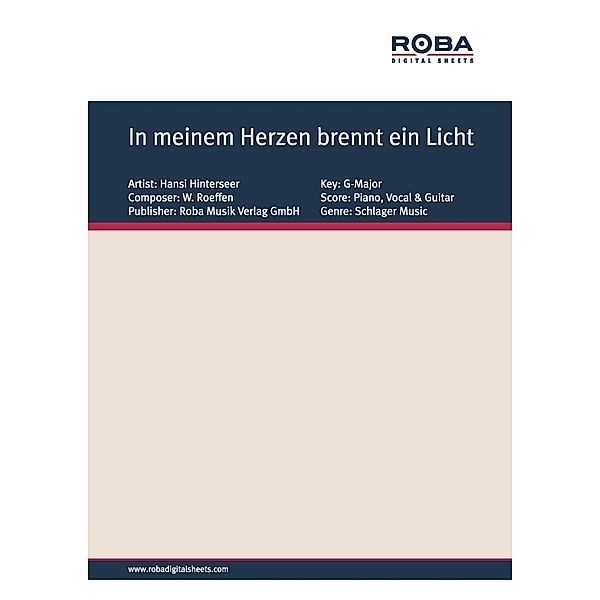 In meinem Herzen brennt ein Licht, p. Reinert, L. Meyer, B. Neyman, W. Hermans, W. Roeffen