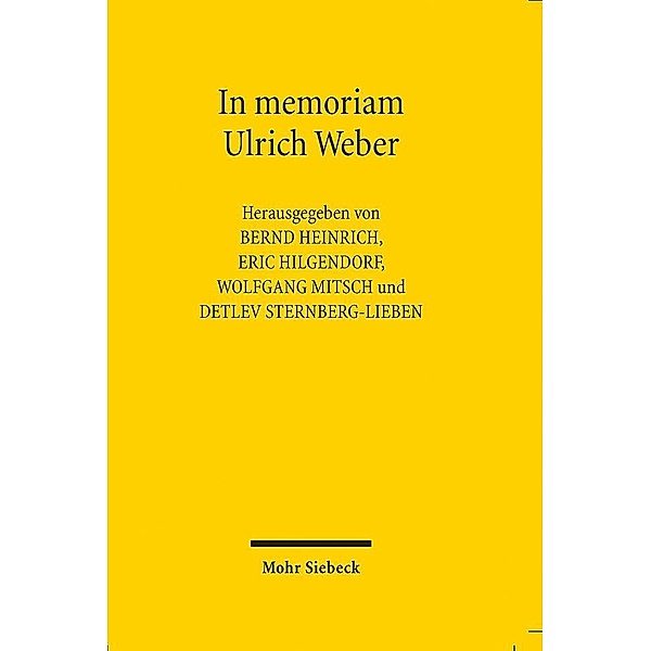 In memoriam Ulrich Weber
