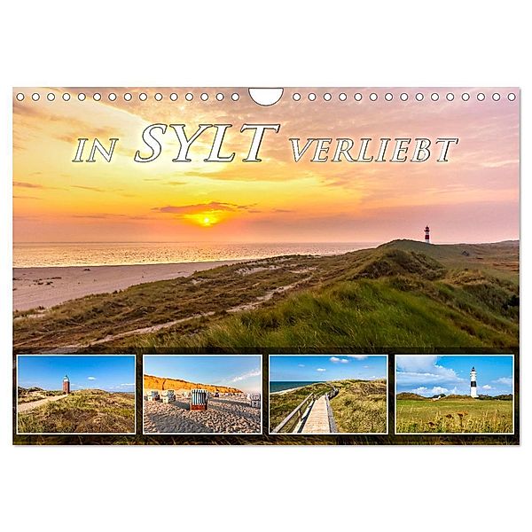 IN SYLT VERLIEBT (Wandkalender 2024 DIN A4 quer), CALVENDO Monatskalender, Andrea Dreegmeyer