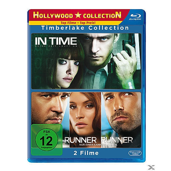 In Time - Deine Zeit läuft ab , Runner Runner - 2 Disc Bluray