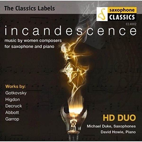Incandescence-Music By Women Composers For Saxop, Michael Duke, David Howie, Alexa Still, Duke