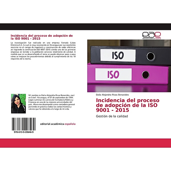 Incidencia del proceso de adopción de la ISO 9001 - 2015, Dalia Alejandra Rivas Benavides