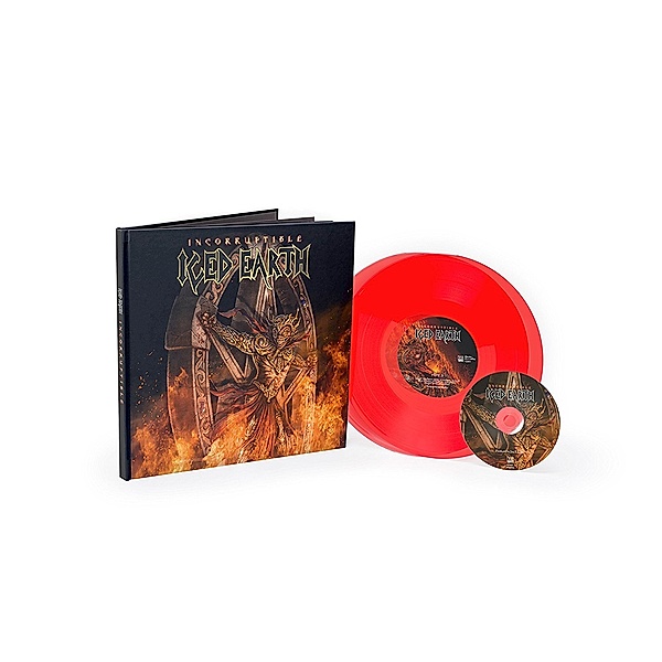 Incorruptible (Limited Deluxe transparent red 2x10 Inch Vinyl + CD Artbook, Boxset), Iced Earth