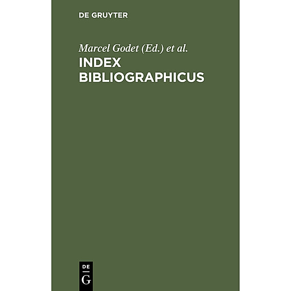 Index bibliographicus