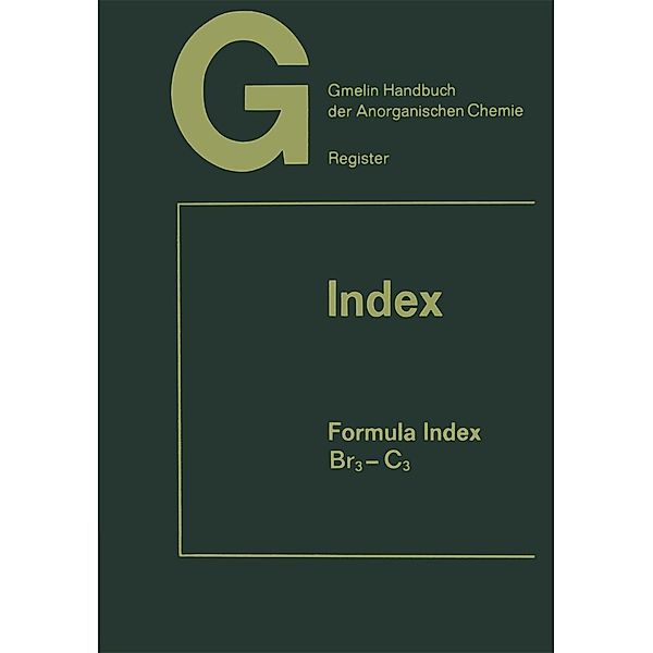Index / Gmelin Handbook of Inorganic and Organometallic Chemistry - 8th edition Bd.A-Z / 3