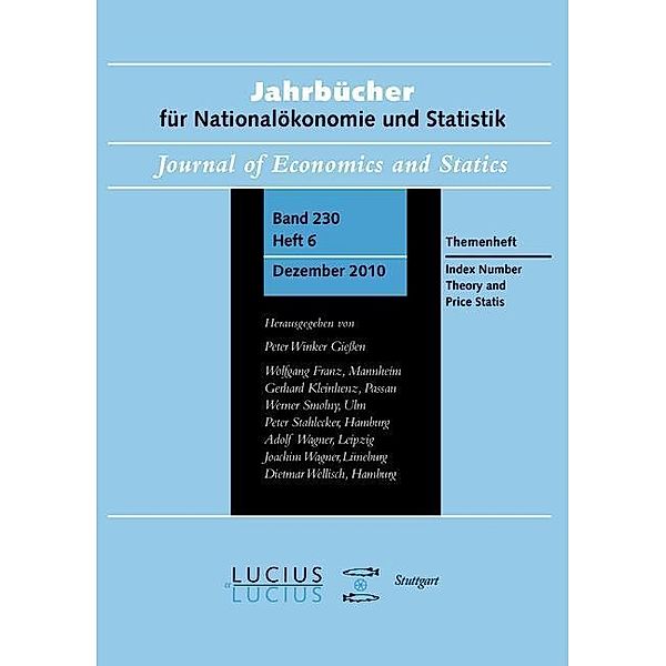 Index Number Theory and Price Statistics / Jahrbuch des Dokumentationsarchivs des österreichischen Widerstandes